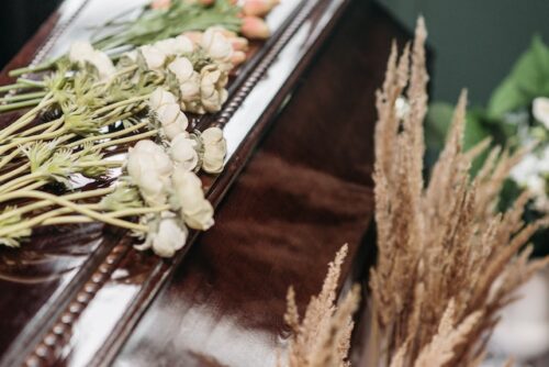 wrongful death funeral flowers